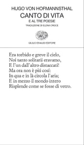 Canto di vita e altre poesie