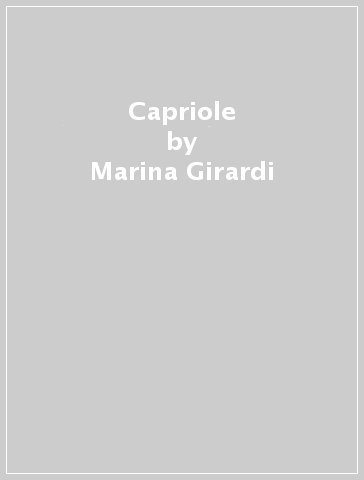 Capriole - Marina Girardi