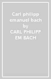 Carl philipp emanuel bach