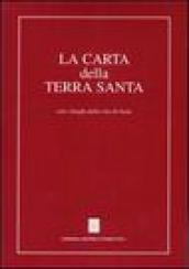 Carta della Terra Santa con i luoghi della vita di Gesù