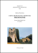 Carta archeologica medievale. Frosinone. Forma Italiae Medii Aevi. F.° 159-I