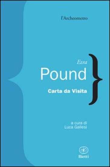 Carta da visita - Ezra Pound