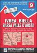 Carta n. 9 Ivrea, Biella e bassa Val d Aosta 1:50.000. Carta dei sentieri e dei rifugi