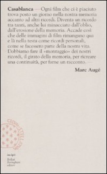 Casablanca - Marc Augé