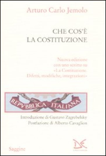 Che cos'è la Costituzione - Arturo Carlo Jemolo