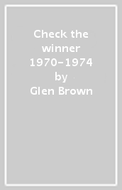 Check the winner 1970-1974