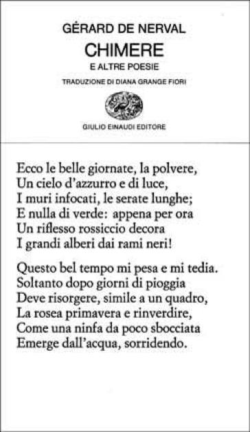 Chimere e altre poesie - Gérard de Nerval