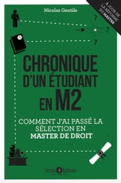 Chronique d un étudiant en M2