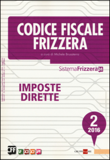 Codice fiscale Frizzera 2016. 2.Imposte dirette