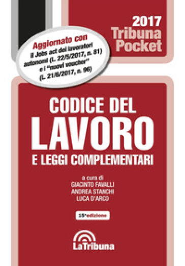 Codice del lavoro e leggi complementari