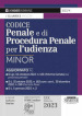 Codice penale e di procedura penale per l udienza. Ediz. minor