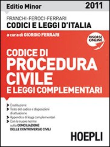 Codice di procedura civile 2011. Ediz. minore - G. Ferrari