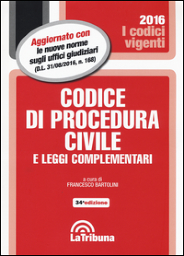 Codice di procedura civile e leggi complementari