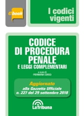 Codice di procedura penale e leggi complementari