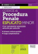 Codice di procedura penale esplicato. Con commento essenziale articolo per articolo e schemi a lettura guidata. Leggi complementari. Ediz. minor