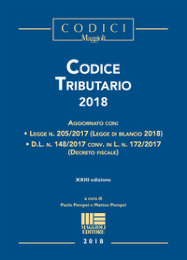 Codice tributario 2018