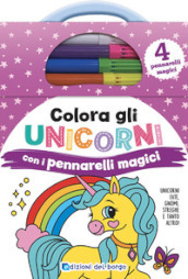 Colora gli unicorni con i pennarelli magici