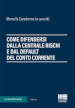 Come difendersi dalla centrale rischi e dal default del conto corrente