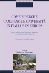 Come e perché cambiano le università in Italia e in Europa. Nuove politiche dell