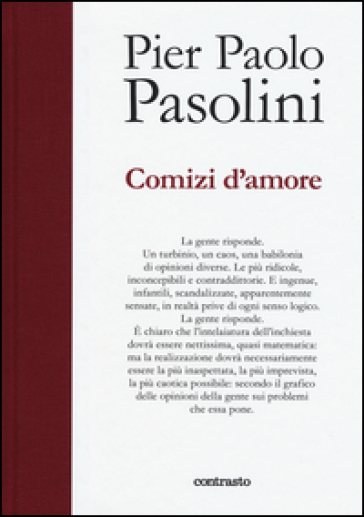 Comizi d'amore - Pier Paolo Pasolini