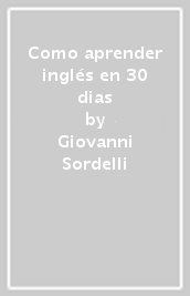 Como aprender inglés en 30 dias