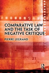 Comparative Law and the Task of Negative Critique