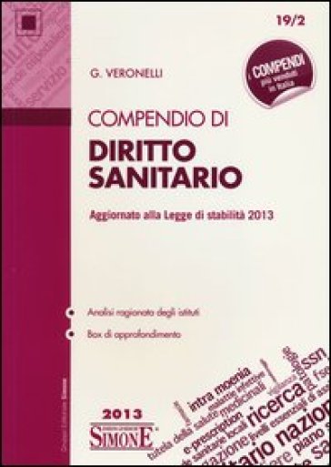 Compendio di diritto sanitario - G. Veronelli