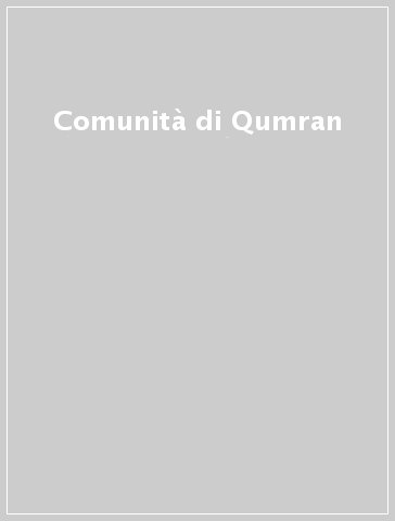 Comunità di Qumran