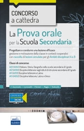 Concorso a cattedra - La prova orale per l Ambito disciplinare 4 e 8 (letterario)