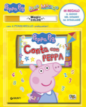 Conta con Peppa. Albo magico. Peppa Pig. Ediz. a colori. Con pennarello svelacolori