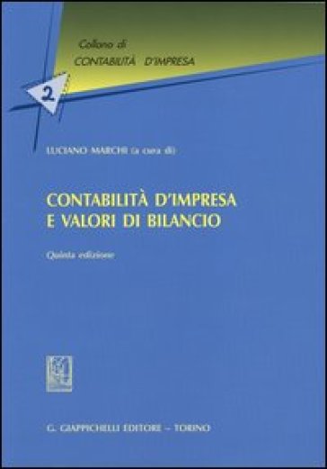 Contabilità d'impresa e valori di bilancio