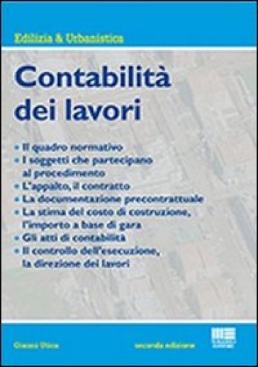 Contabilità dei lavori - Gianni Utica