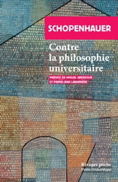 Contre la philosophie universitaire