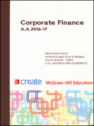 Corporate finance A. A. 2016-17 - Massimiliano Barbi