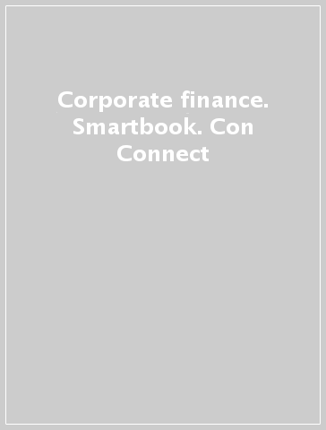 Corporate finance. Smartbook. Con Connect
