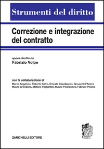 Correzione e integrazione del contratto - Fabrizio Volpe