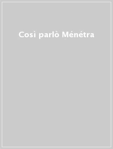 Così parlò Ménétra