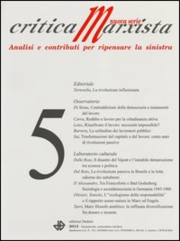 Critica marxista (2013). 5.