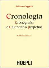 Cronologia, cronografia e calendario perpetuo. Dal principio dell