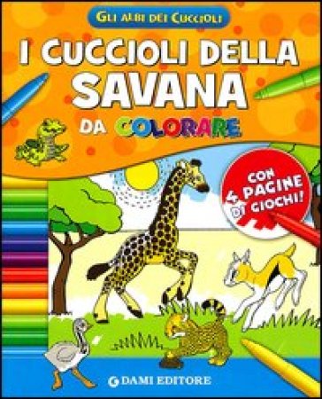 Cuccioli della savana da colorare (I)