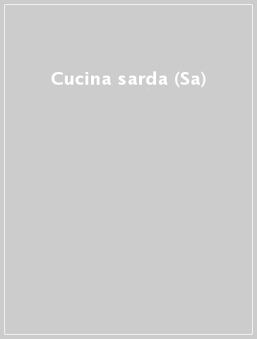 Cucina sarda (Sa)