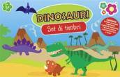 DINOSAURI SET DI TIMBRI