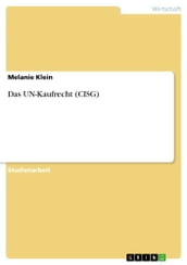 Das UN-Kaufrecht (CISG)