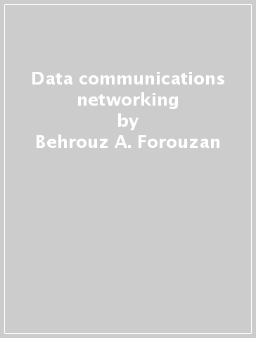 Data communications & networking - Behrouz A. Forouzan