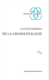 De la grammatologie