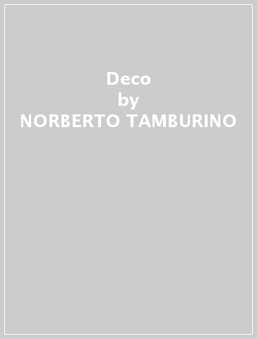 Deco - NORBERTO TAMBURINO
