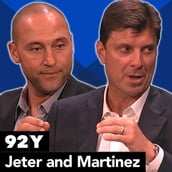 Derek Jeter and Tino Martinez with Brandon Steiner