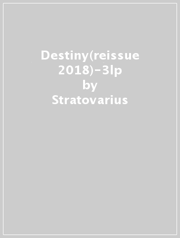 Destiny(reissue 2018)-3lp - Stratovarius