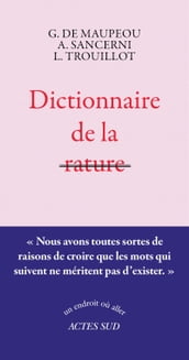 Dictionnaire de la rature