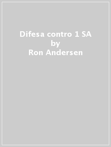 Difesa contro 1 SA - Ron Andersen